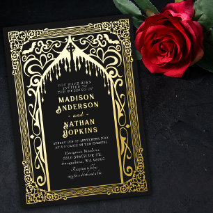 Gold Gothic Vampire Cathedral Wedding