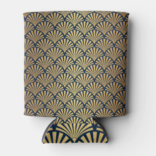 Gold Gradient: Seamless Art Deco Can Cooler