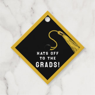 Gold Graduation Congrats Favour Tags