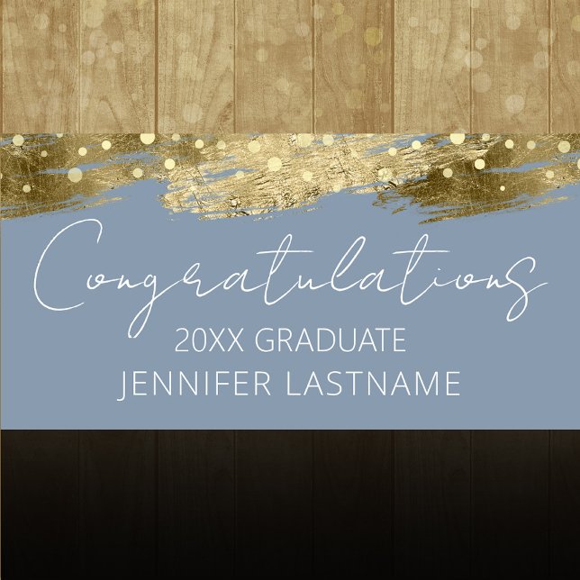 Gold Graduation Party Budget Banner (Creator Uploaded)