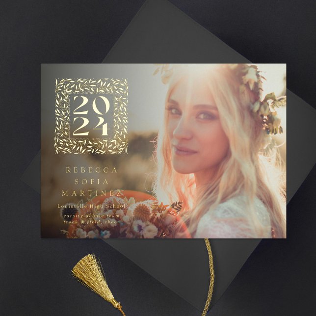 Gold Graduation Photo Class of 2024 (Creator Uploaded)