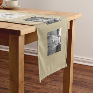 Gold Grandma's Best Gifts Ever Collage Photo Medium Table Runner