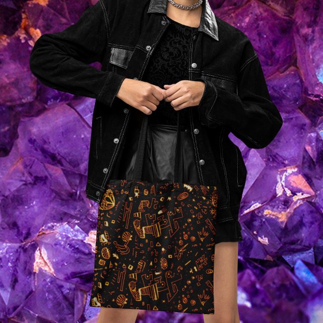  Gold Green Black Groovy Tote Bag (Creator Uploaded)