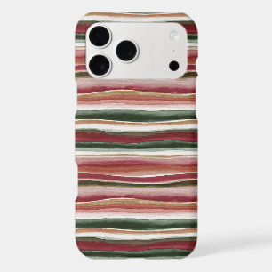 Gold Green Burgundy Blush Red Stripes