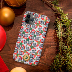 Gold Green Cane Corso Cute Dog Christmas iPhone 11 Pro Case