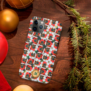 Gold Green German Shepherd Cute Dog Christmas iPhone 11 Pro Case