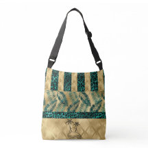 Gold Green Palm Tree Custom
