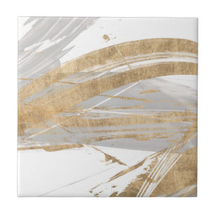 Gold & Grey Ceramic Tile