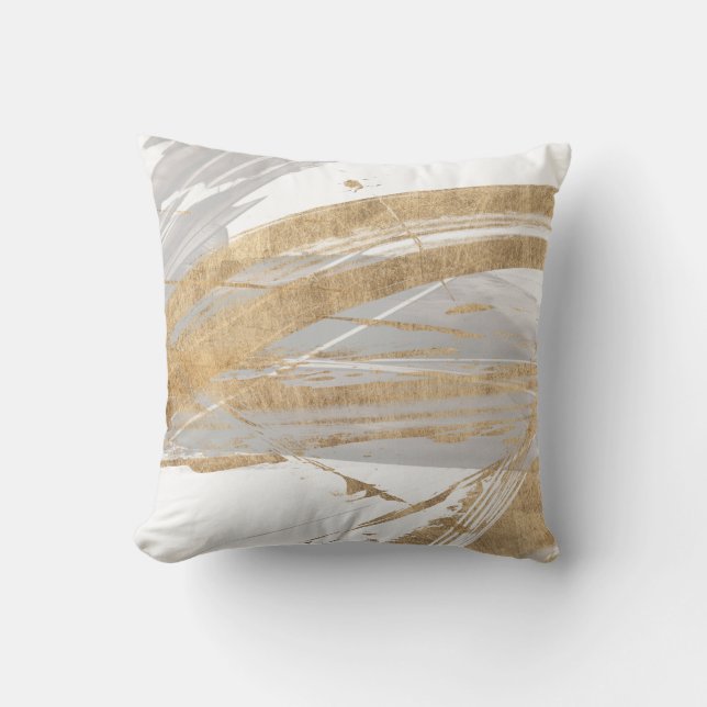 Gold & Grey Cushion (Front)
