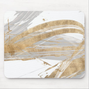 Gold & Grey Mouse Pad
