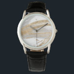 Gold & Grey Watch<br><div class="desc">Gold & Grey II by Studio W. Features grey and gold lines against a white background.</div>