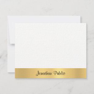 Gold Hand Script Modern Template Stylish Laid