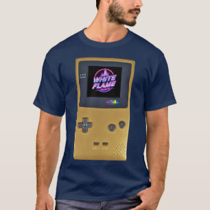 GOLD Handheld Gaming Console Retro 90s Gamer Nosta T-Shirt