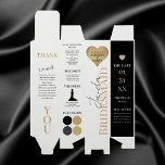 Gold Heart Bridesmaid Details Wine Gift Box<br><div class="desc">This Gold Heart Bridesmaid Details Wine Gift Box is perfect to gift your wedding party with all the details of the big day. Be sure to customize in full view to change colors to match your big day!</div>
