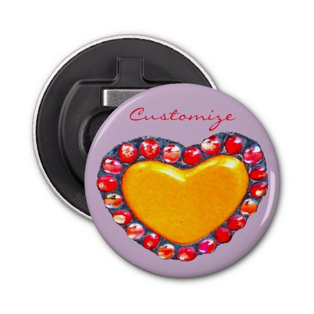 Gold heart Thunder_Cove Bottle Opener (Front)