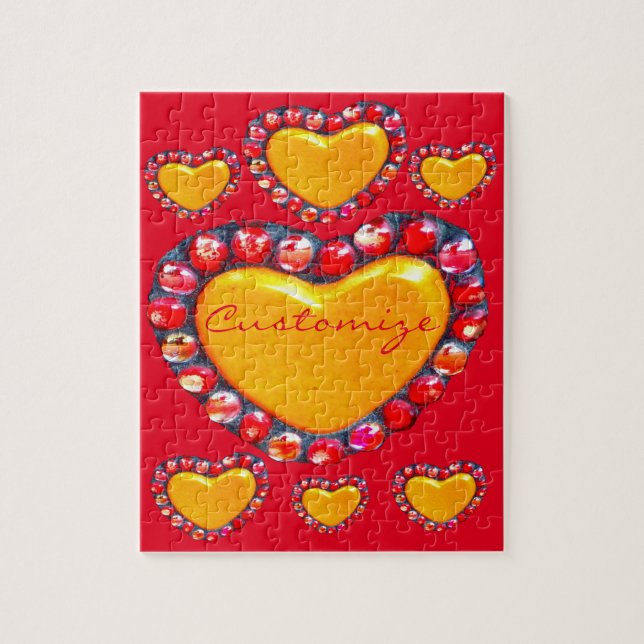 Gold heart Thunder_Cove Jigsaw Puzzle (Vertical)