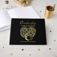 Gold Heart Tree Family Reunion Party Essentials