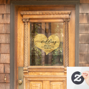 Gold Heart, Wedding Planner/ transparent