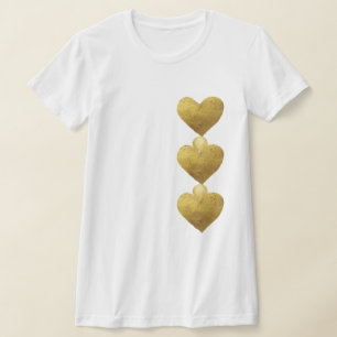 Gold Hearts T-Shirt