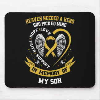 Gold Heaven Needed A Hero God Picked My Son Childh Mouse Pad