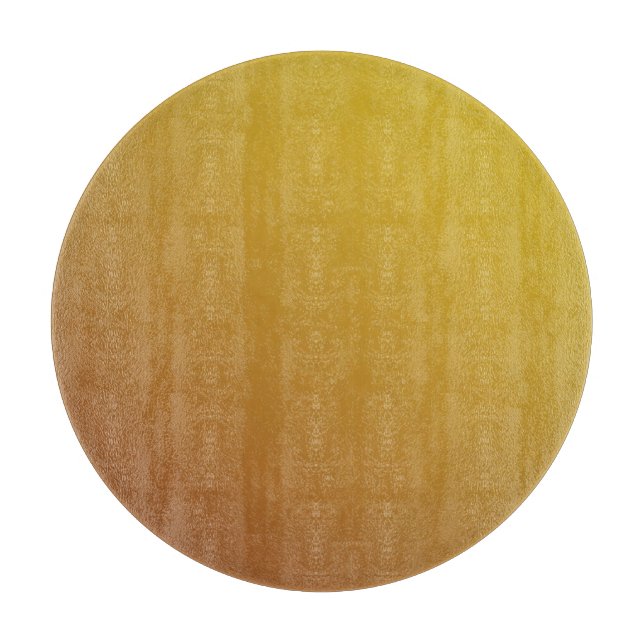 Gold Hexagon: Glitter Geometric Background. Cutting Board (Front)