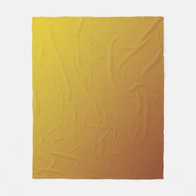 Gold Hexagon: Glitter Geometric Background. Fleece Blanket (Front)