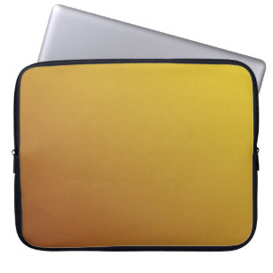 Gold Hexagon: Glitter Geometric Background. Laptop Sleeve