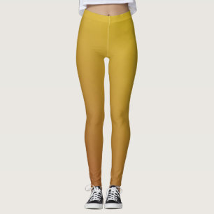 Gold Hexagon: Glitter Geometric Background. Leggings