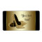 Gold High Heel Shoe Water Bottle Labels