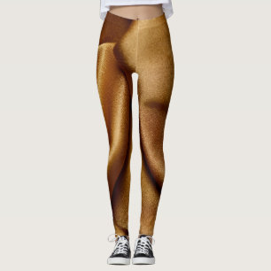 Gold HIGH WAISTED LEGGINGS