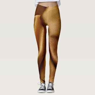 Gold HIGH WAISTED LEGGINGS