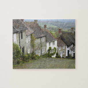 Gold Hill, Shaftesbury, Dorset, England, United Jigsaw Puzzle