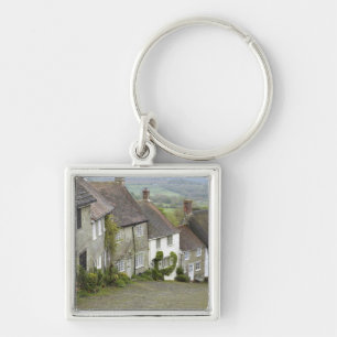 Gold Hill, Shaftesbury, Dorset, England, United Key Ring