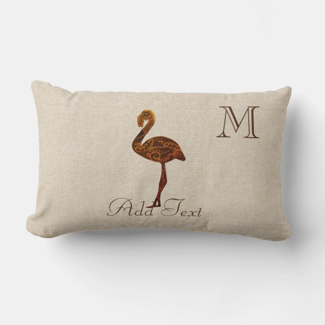 Gold Holiday Season Vibe Lumbar Cushion (Front)