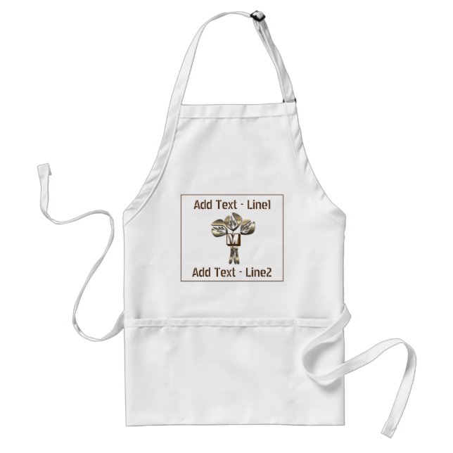 Gold Holidays Vibe Standard Apron (Front)