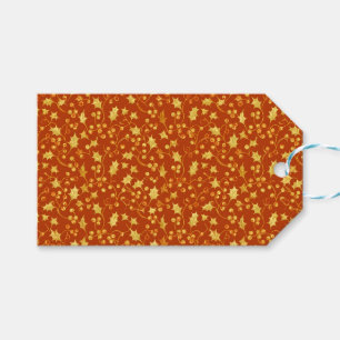 Gold Holly Gift Tags