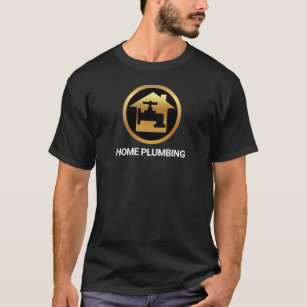 Gold Home Faucet Plumbing T-Shirt