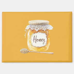 Gold Honey Jar Nourishment Magnet