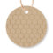 Gold Honeycomb Wedding Thank You Favour Tag