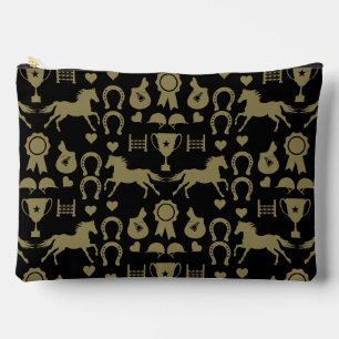 Gold Horseback Riding Accessory Pouch