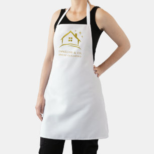 Gold House Cleaning Service House Apron