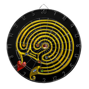 GOLD HYPER LABYRINTH ,Black Dartboard