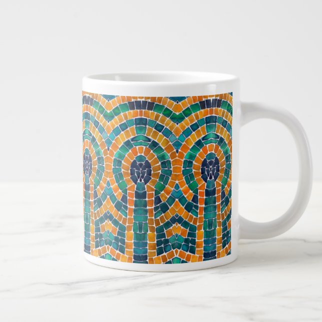 GOLD ICONS MOSAIC Big Mug (Right)