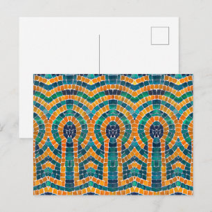 GOLD ICONS MOSAIC Postcard