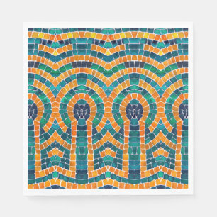 GOLD ICONS MOSAIC Standard Luncheon Paper Napkins