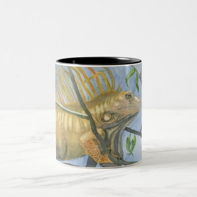 Gold Iguana Mug (Center)