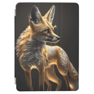 Gold Illuminated Fox iPad Air Cover