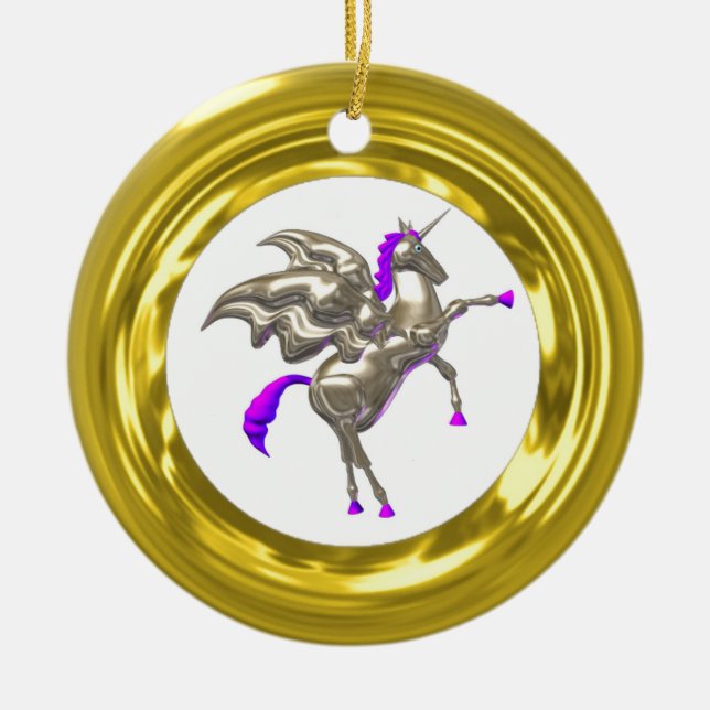 Gold Illusion Ornament Add photo border (Front)