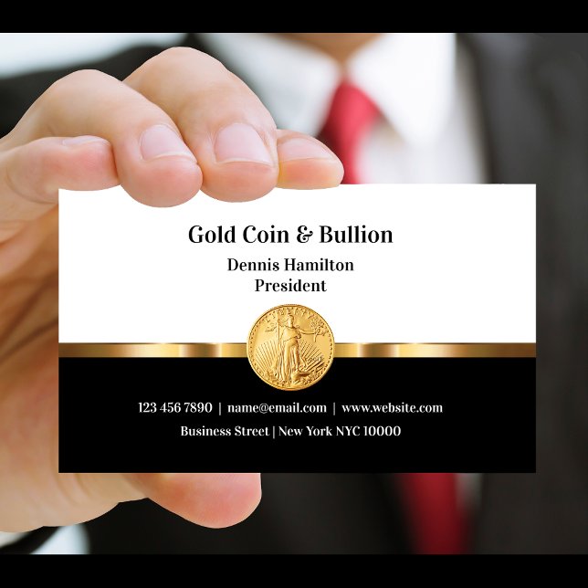 Gold Investment Business Cards (Creator Uploaded)