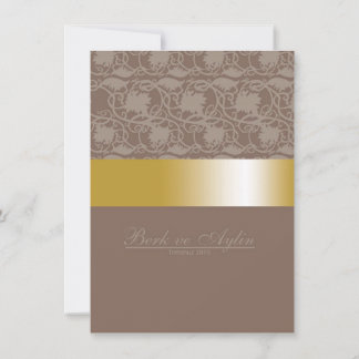 gold invitation